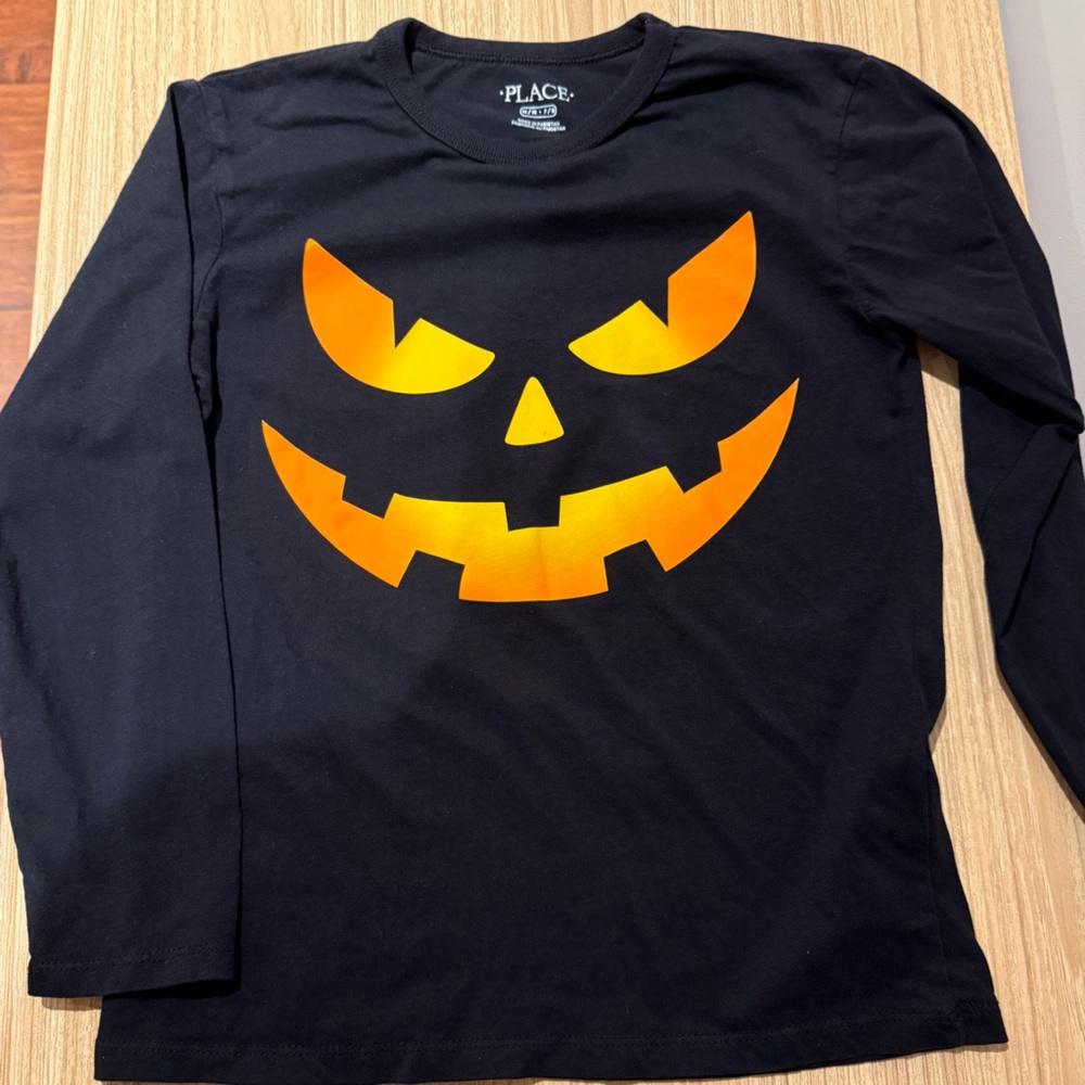 Halloween Boys 7-8 years Shirt Pumpkin
